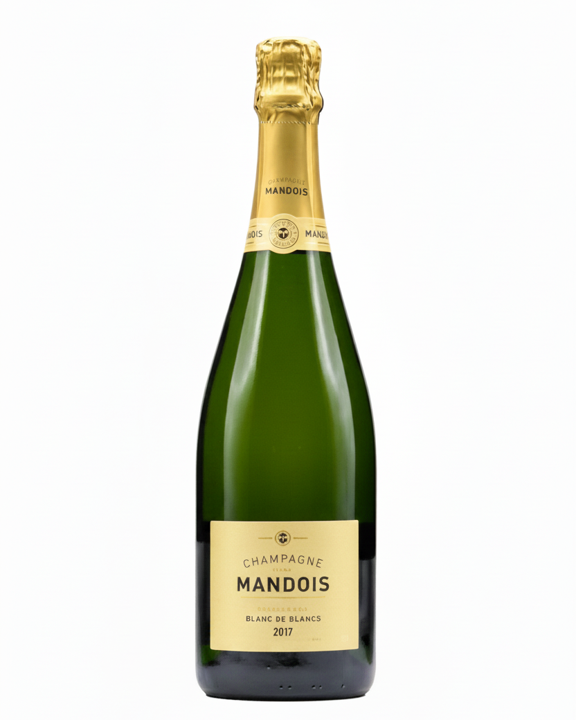 2017 Mandois Blanc de Blancs Premier Cru Brut Vintage Champagne France wine bottle