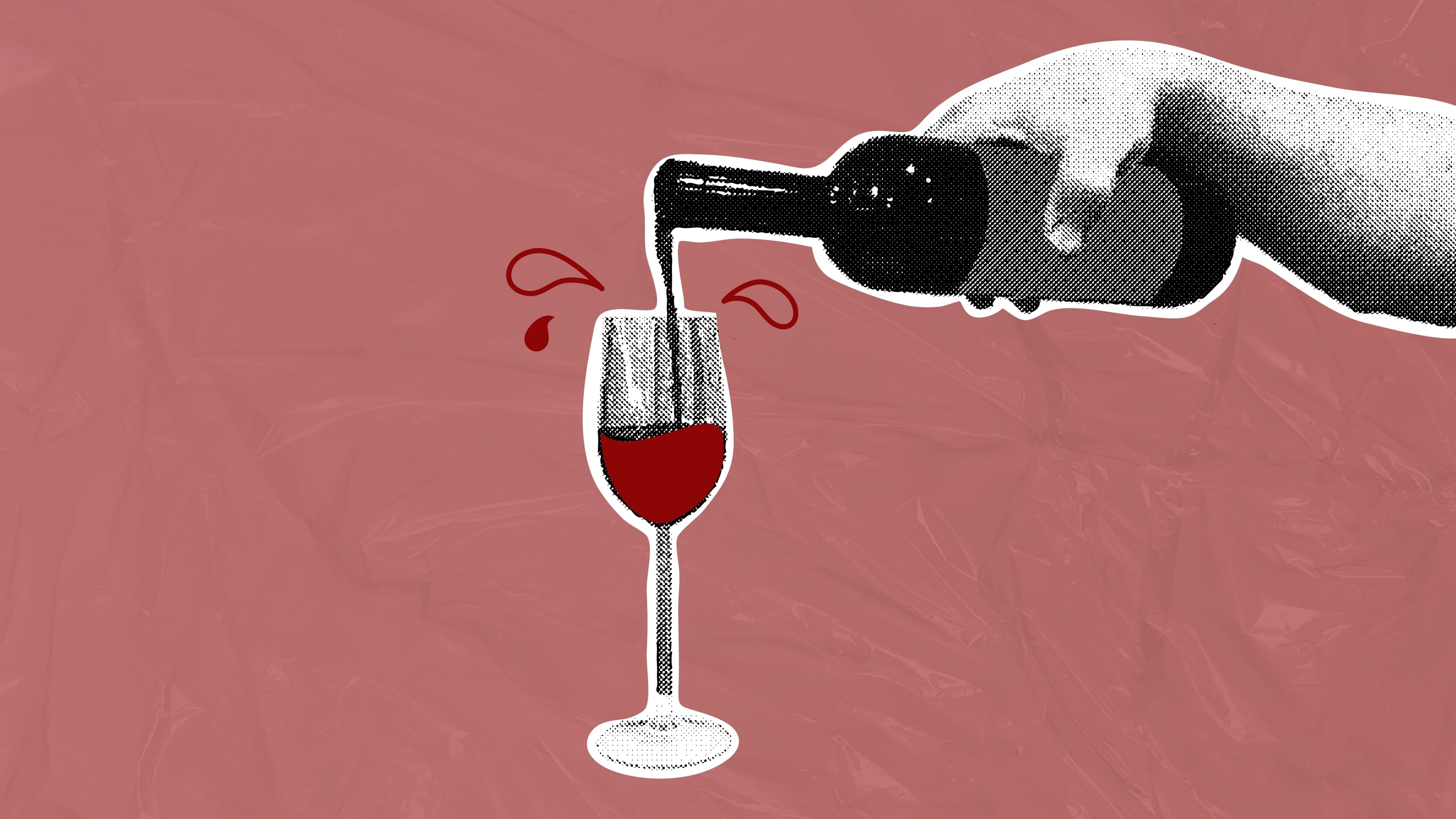 Wine being poured into a glass — wine delivery in Hong Kong