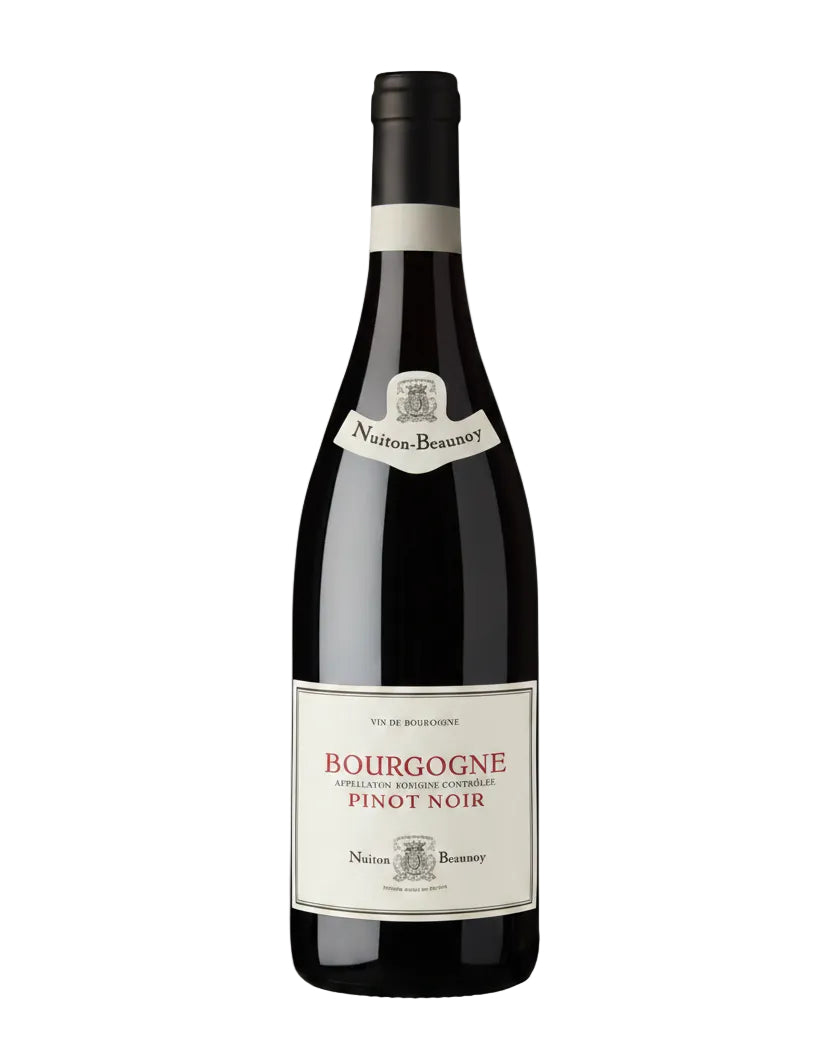 2021 Nuiton-Beaunoy Bourgogne Pinot Noir red wine bottle