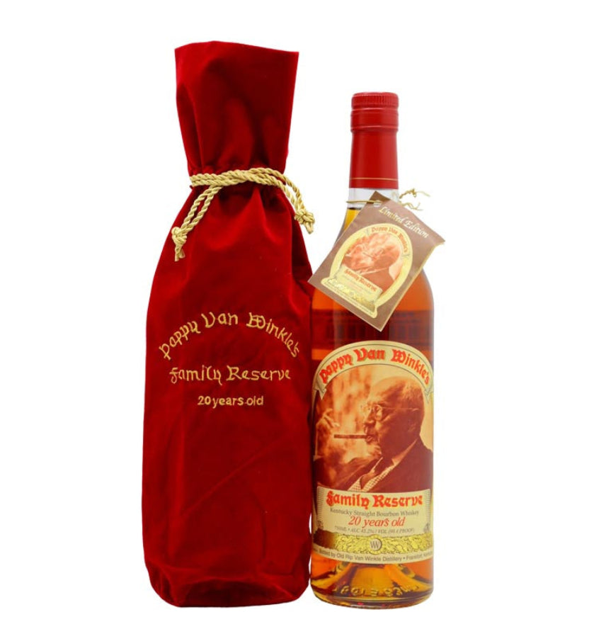 Pappy Van Winkle's 20 Year Old Family Reserve Bourbon Whiskey 750ml