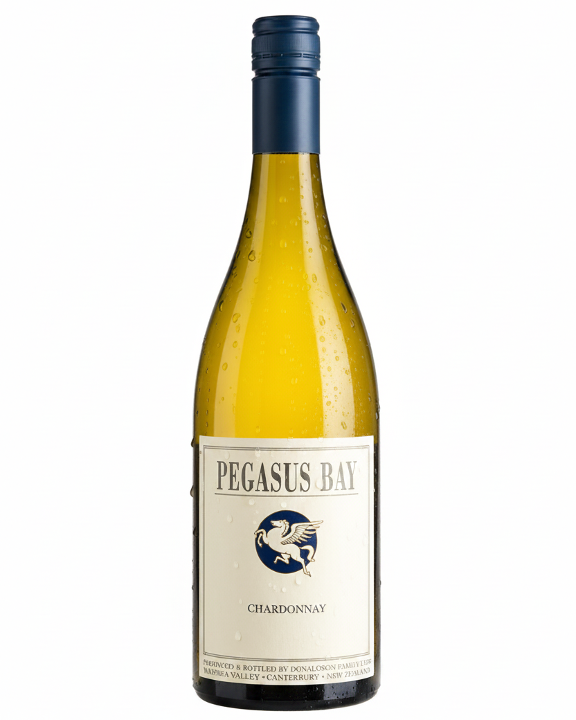 2017 Pegasus Bay Chardonnay white wine bottle