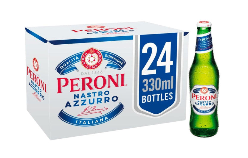 Peroni Nastro Azzurro Beer (24 X 330 ml)
