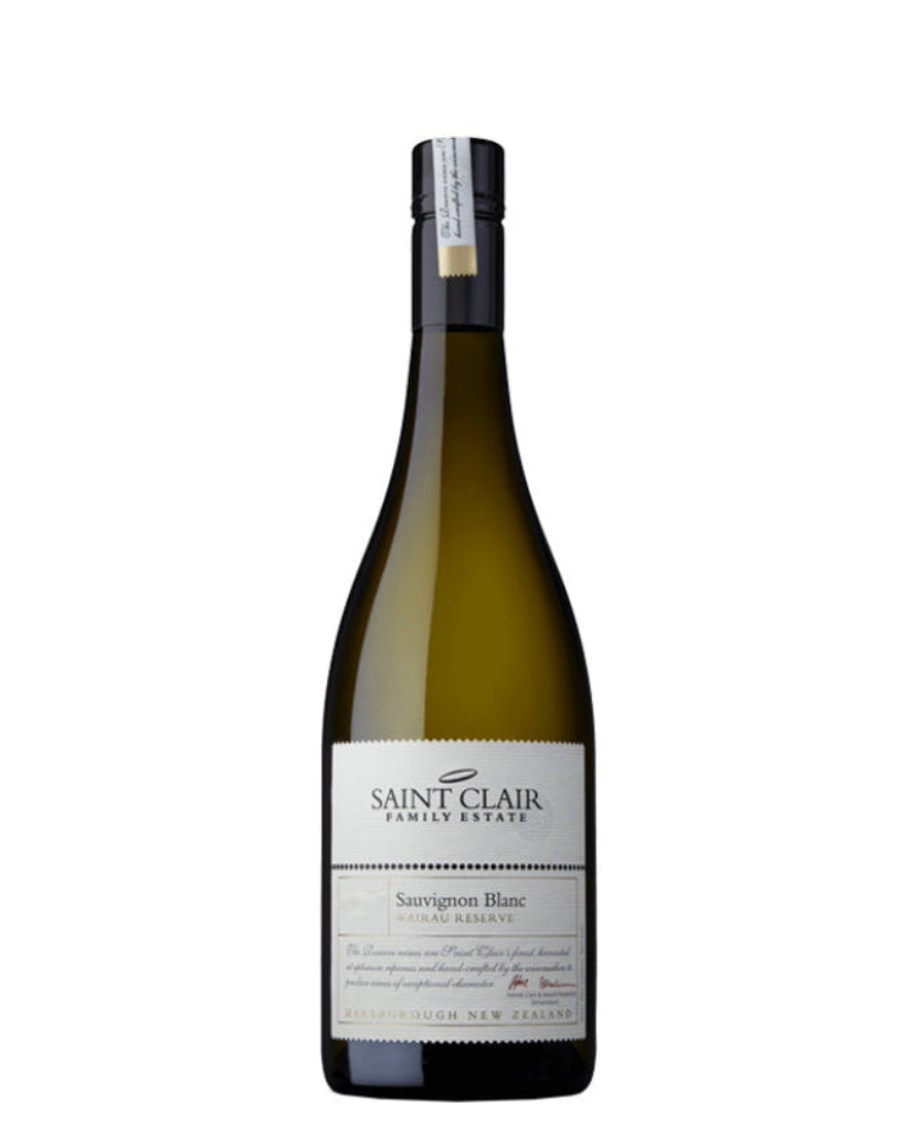 Saint Clair Wairau Reserve Marlborough Sauvignon Blanc New Zealand white wine bottle 95pts Bob Campbell MW