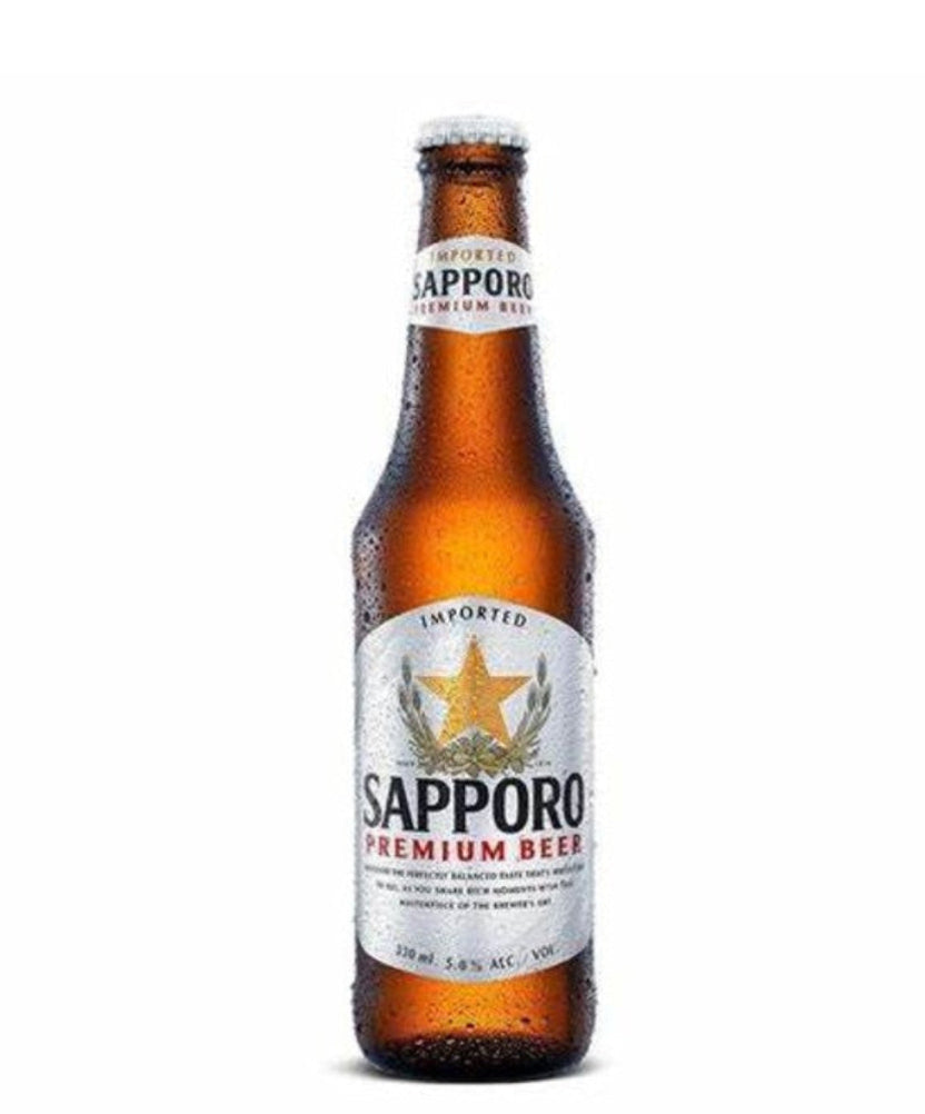Sapporo Premium Beer 24x330ml case Japanese lager