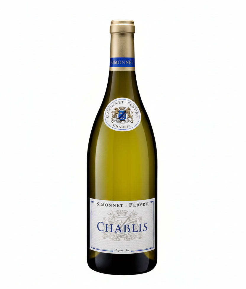2023 Simonnet-Febvre Chablis Villages white Burgundy wine bottle