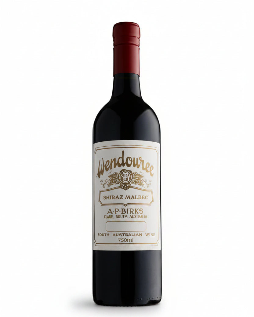 2017 Wendouree Shiraz Malbec red wine bottle
