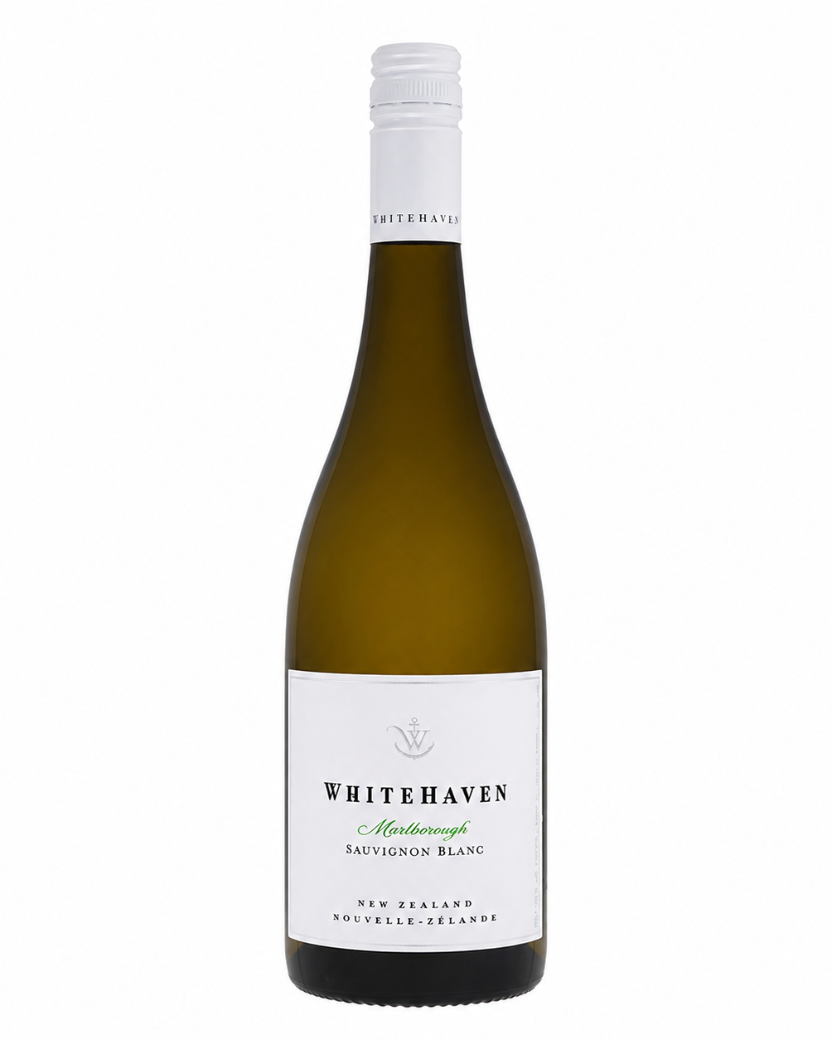Whitehaven Marlborough Sauvignon Blanc New Zealand white wine bottle