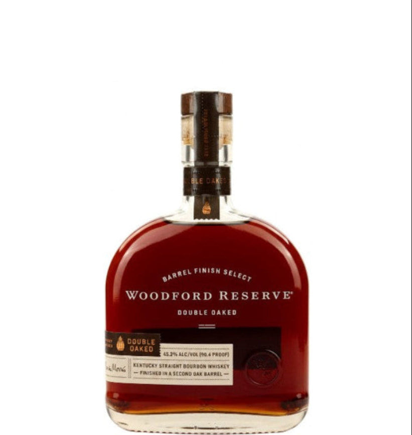 Woodford Reserve Double Oaked Kentucky Straight Bourbon Whiskey 1 Litre American bourbon bottle