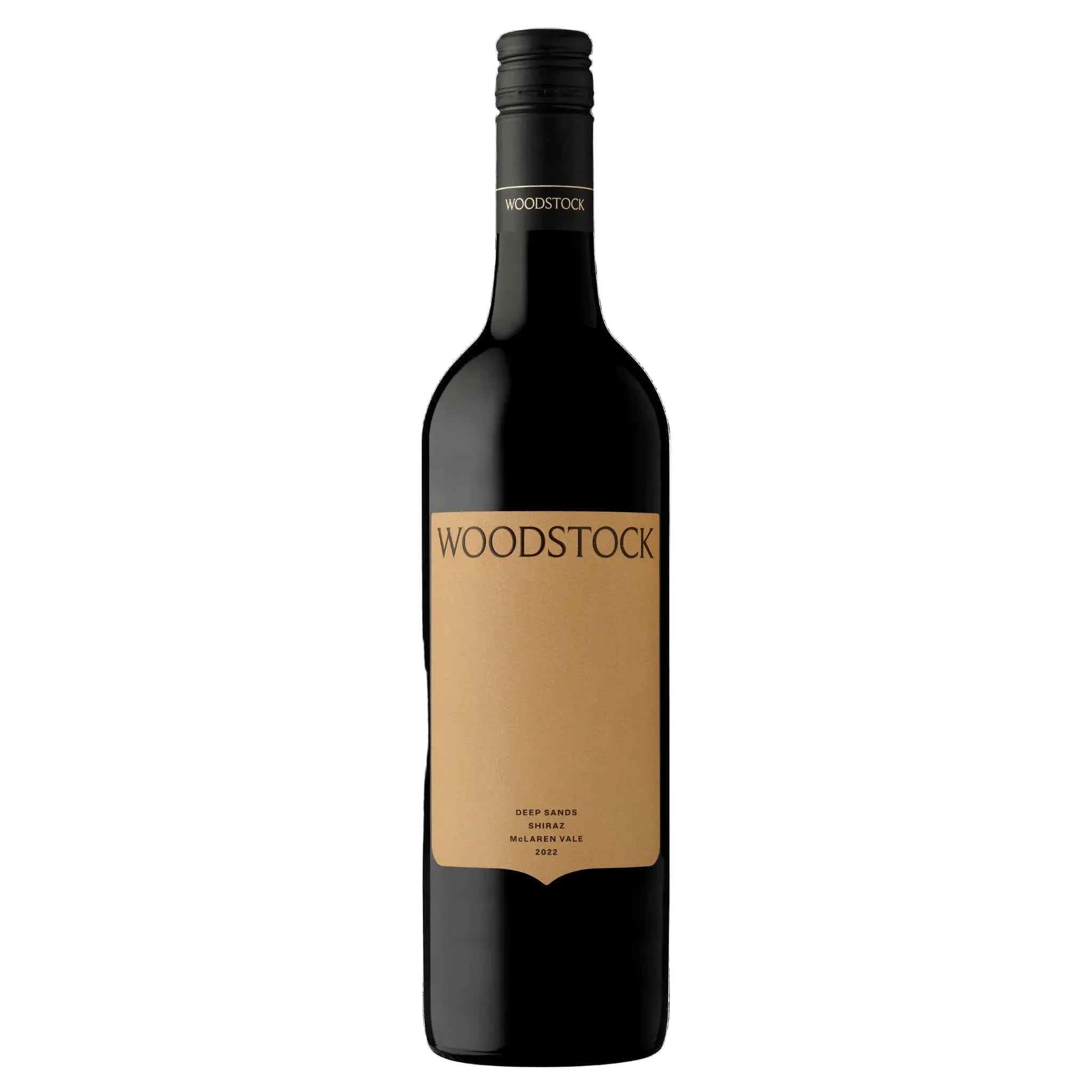 2022 Woodstock Deep Sands Shiraz red wine bottle