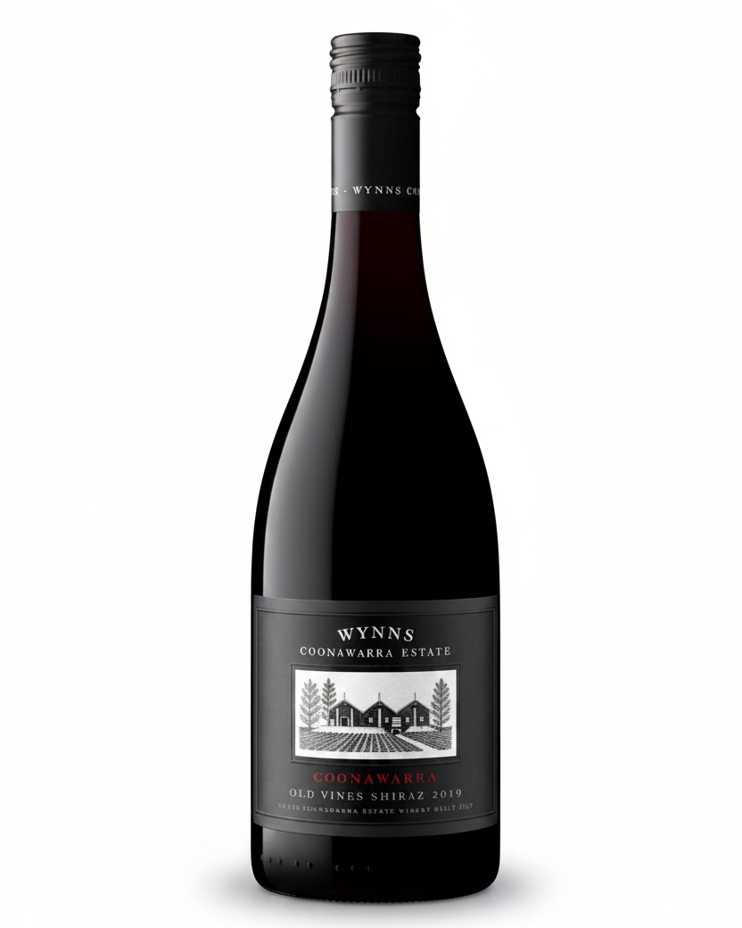2022 Wynns Coonawarra Black Label Shiraz red wine bottle